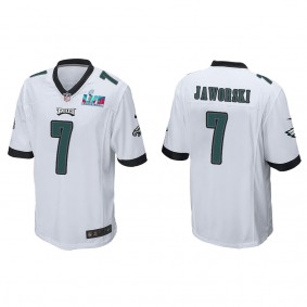 Ron Jaworski Men's Philadelphia Eagles Super Bowl LVII White Game Jersey