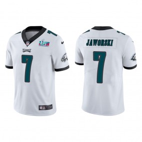 Ron Jaworski Men's Philadelphia Eagles Super Bowl LVII White Vapor Limited Jersey