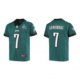 Ron Jaworski Youth Philadelphia Eagles Super Bowl LVII Midnight Green Game Jersey