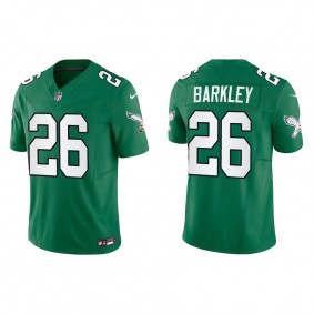 Men's Philadelphia Eagles Saquon Barkley Kelly Green Alternate Limited Jersey