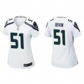 Women's Seattle Seahawks Bruce Irvin White Game Jersey