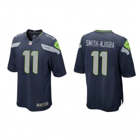 Men's Seattle Seahawks Jaxon Smith-Njigba College Navy 2023 NFL Draft Game Jersey