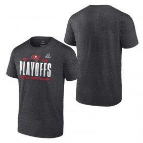 Men's Tampa Bay Buccaneers Charcoal 2022 NFL Playoffs Our Time T-Shirt