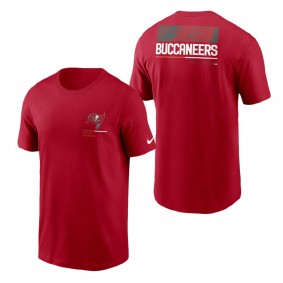 Men's Tampa Bay Buccaneers Red Team Incline T-Shirt