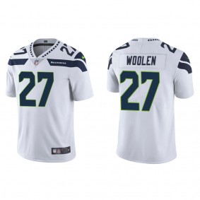 Men's Seattle Seahawks Tariq Woolen White Vapor Limited Jersey