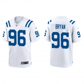 Men's Taven Bryan Indianapolis Colts White Game Jersey