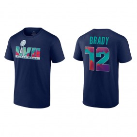 Tom Brady Super Bowl LVII Nike Navy T-Shirt