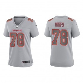 Tristan Wirfs Women's Tampa Bay Buccaneers Gray Atmosphere Fashion Game Jersey