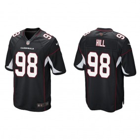 Men's Arizona Cardinals Trysten Hill Black Alternate Game Jersey