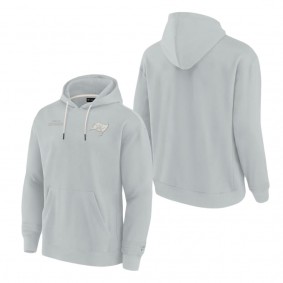 Unisex Tampa Bay Buccaneers Fanatics Signature Gray Super Soft Fleece Pullover Hoodie