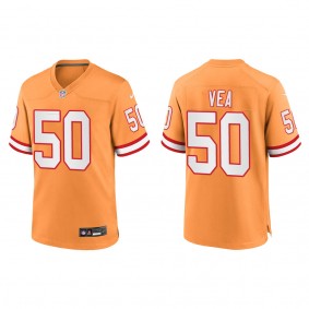 Vita Vea Tampa Bay Buccaneers Orange Throwback Game Jersey