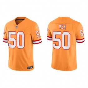 Vita Vea Tampa Bay Buccaneers Orange Throwback Vapor F.U.S.E. Limited Jersey