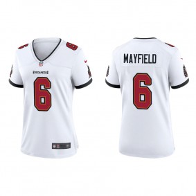 Women's Tampa Bay Buccaneers Baker Mayfield White Game Jersey