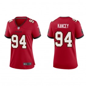 Women's Tampa Bay Buccaneers Calijah Kancey Red 2023 NFL Draft Game Jersey