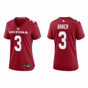 Women's Arizona Cardinals Budda Baker Cardinal Game Jersey