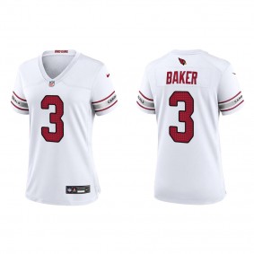 Women's Arizona Cardinals Budda Baker White Game Jersey