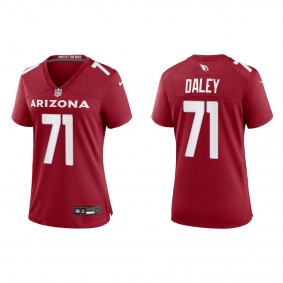 Women's Arizona Cardinals Dennis Daley Cardinal Game Jersey