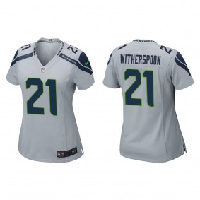 Women's Seattle Seahawks Devon Witherspoon Gray 2023 NFL Draft Game Jersey