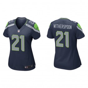 Women's Seattle Seahawks Devon Witherspoon Navy 2023 NFL Draft Game Jersey