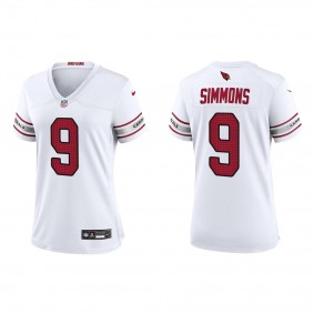 Women's Arizona Cardinals Isaiah Simmons White Game Jersey