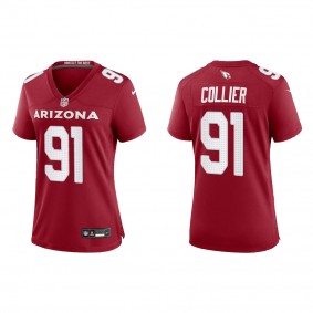 Women's Arizona Cardinals L.J. Collier Cardinal Game Jersey