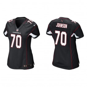 Women's Arizona Cardinals Paris Johnson Black 2023 NFL Draft Game Jersey