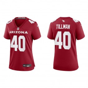 Women's Arizona Cardinals Pat Tillman Cardinal Game Jersey