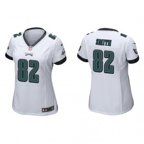 Women's Ainias Smith Philadelphia Eagles White Game Jersey