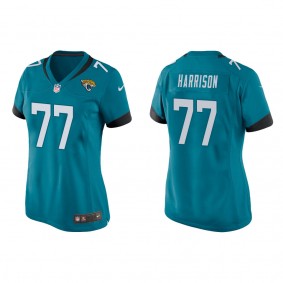 Women's Anton Harrison Jacksonville Jaguars Teal Game Jersey