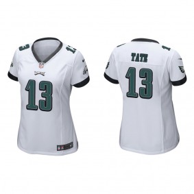 Women's Philadelphia Eagles Auden Tate White Game Jersey