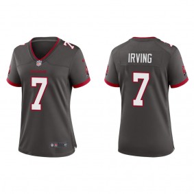 Women's Bucky Irving Tampa Bay Buccaneers Pewter Alternate Game Jersey