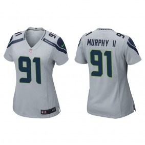 Women's Byron Murphy II Seattle Seahawks Gray Game Jersey