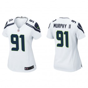 Women's Byron Murphy II Seattle Seahawks White Game Jersey