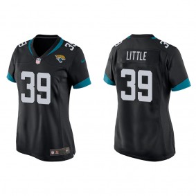 Women's Cam Little Jacksonville Jaguars Black Game Jersey