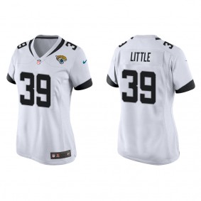 Women's Cam Little Jacksonville Jaguars White Game Jersey