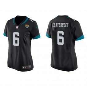 Women's Jacksonville Jaguars Chris Claybrooks Black Game Jersey