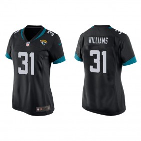 Women's Darious Williams Jacksonville Jaguars Black Game Jersey