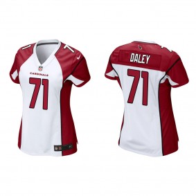 Women's Dennis Daley Arizona Cardinals White Game Jersey