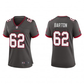 Women's Graham Barton Tampa Bay Buccaneers Pewter Alternate Game Jersey