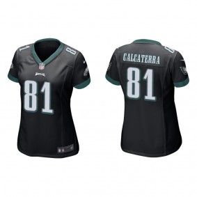 Women's Philadelphia Eagles Grant Calcaterra Black Game Jersey