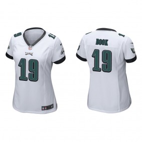 Women's Philadelphia Eagles Ian Book White Game Jersey