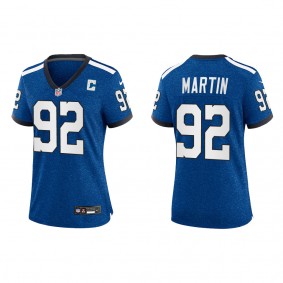 Women's Indianapolis Colts Jacob Martin Royal Indiana Nights Game Jersey