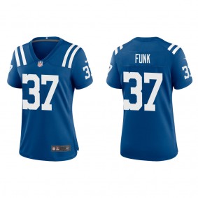 Women's Indianapolis Colts Jake Funk Royal Game Jersey