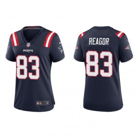 Women's New England Patriots Jalen Reagor Navy Game Jersey