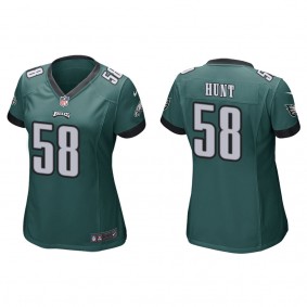 Women's Jalyx Hunt Philadelphia Eagles Green Game Jersey