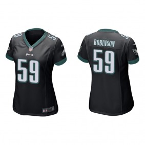 Women's Philadelphia Eagles Janarius Robinson Black Game Jersey