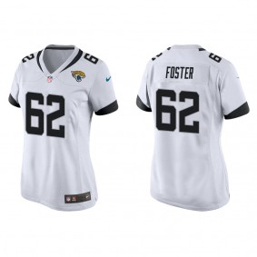 Women's Javon Foster Jacksonville Jaguars White Game Jersey