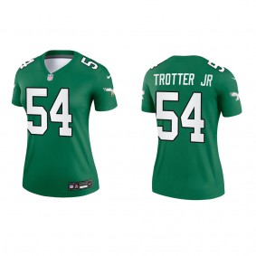 Women's Jeremiah Trotter Jr. Philadelphia Eagles Kelly Green Alternate Legend Jersey