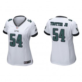 Women's Jeremiah Trotter Jr. Philadelphia Eagles White Game Jersey