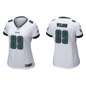 Women's Johnny Wilson Philadelphia Eagles White Game Jersey